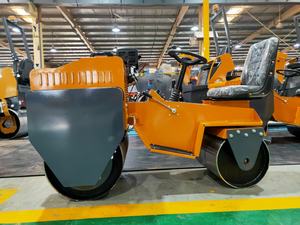 Fabrika 850kg binmek yol silindiri asfalt çift davul actor ktör sürücü <span class=keywords><strong>Tandem</strong></span> vibrasyonlu silindir Mini iki çelik tekerlek silindiri - Product Image 6