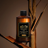 MULAN Recharge de liquide parfumé écologique de luxe 260 ml pour la maison et le bureau avec 80 % d'ingrédients actifs Désodorisant