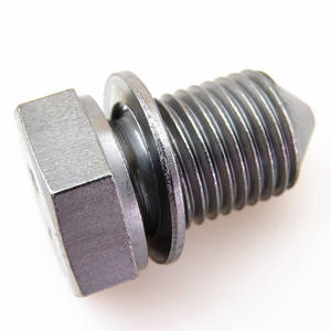 Yağ tahliye karter tak vidalı cıvata Metal çin conta ile Audi VW Passat B6 CC Golf MK4 MK6 Beetle N90813202 - Product Image 3