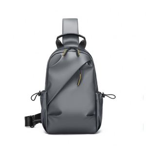 Sac banane imperméable à logo personnalisé de grande capacité, sacs de poitrine transversaux pour hommes et femmes - Product Image 2
