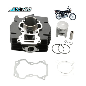 Conjunto de Cilindro, Pistón y Anillo de Pistón para Motor de Motocicleta <span class=keywords><strong>AX</strong></span> <span class=keywords><strong>100</strong></span> para <span class=keywords><strong>Suzuki</strong></span>, Bloque de Cilindro con Camisa, Piezas de Motor - Product Image 1