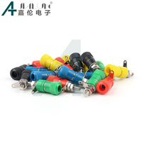 Connecteur banane JIALUN 4 mm, borne de liaison professionnelle, prise banane, connecteur nickelé pour prise banane 4 mm