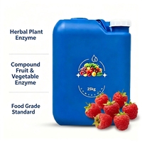 Extrait Liquide Fermenté de Framboise de Qualité Alimentaire, Enzyme Rubus Idaeus en Vrac, Fût de 25 kg, pour Ingrédients de Compléments Alimentaires