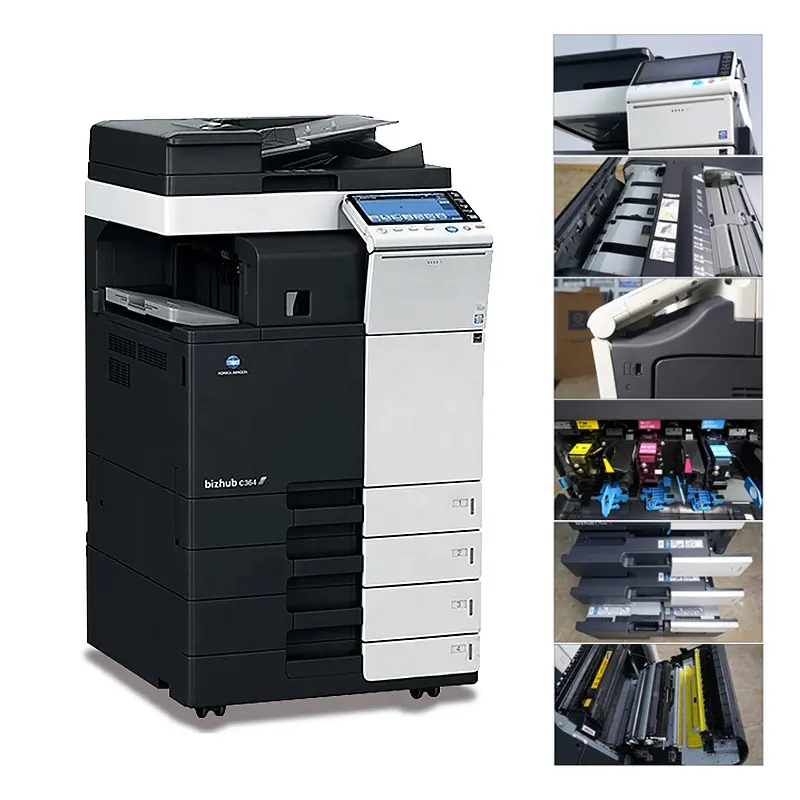 Printer Laser Warna Multifungsi A3 A4 Mesin Cetak Mesin Fotokopi Kertas Cocok untuk Konica Minolta Bizhub C364 C454 C554 C654 C754