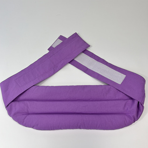 Compresse Chaude Micro-ondable pour Soulagement des Douleurs Lombaires, Coussin Chauffant Humide, Enveloppement Chaleur aux Graines <span class=keywords><strong>de</strong></span> Lin et Lavande - Product Image 1