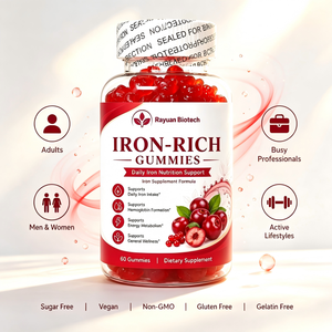 Gomitas Vitaminadas Ricas en <span class=keywords><strong>Hierro</strong></span>, Certificadas por Amazon GMP, Muestra Gratuita <span class=keywords><strong>para</strong></span> Distribuidores B2B, MOQ Bajo, Fórmula Personalizada, No Apto <span class=keywords><strong>para</strong></span> Mujeres Embarazadas - Product Image 2