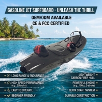 Planche de surf à moteur à injection de carburant en fibre de carbone - Durable et étanche, vitesse de 65 km/h, certifiée CE, pour les eaux océaniques