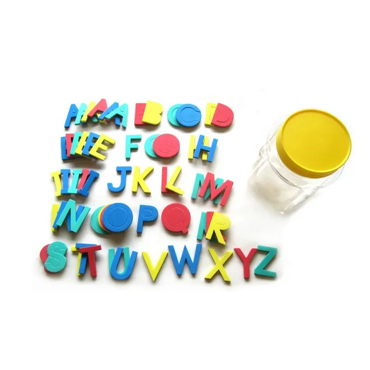Maghard china atacado personalizado EVA alfabeto letras quebra-cabeças magnéticos brinquedos educativos