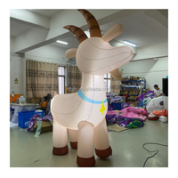 Chèvre gonflable géante, animaux de ferme gonflables, modèle de dessin animé, ballon pour décoration