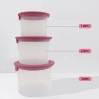 Nouvelle conception de boîte de rangement alimentaire en silicone de qualité alimentaire ronde, ensemble de contenants pour fruits, sans BPA, hermétique, boîte à lunch portable en silicone pour enfants