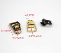Cloxy bricolage sac en métal faisant des fournitures Double D anneau vis sac cintre vis sac côté bord Clips pour sac à main sac à main sangle connecteur