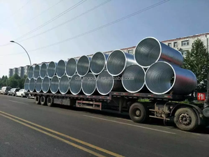 Bán sỉ giá khác nhau lớn đường kính mạ kẽm tôn thép cống vòm ống cho xây dựng đường bộ - Product Image 6
