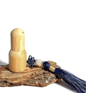 Botellas de <span class=keywords><strong>Perfume</strong></span> de Bambú de 2 ml con Rodillo, Botellas de Aceite Esencial con Bola de Bambú y Nudo Chino - Product Image 4