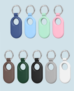 Anti-perte Key Finder Wallet Pet Tracker Housse de protection Étui en silicone pour Samsung <span class=keywords><strong>Galaxy</strong></span> SmartTag 2 avec porte-clés - Product Image 6