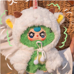 100% Asli Original Baby Three I'm Not Warrior Series PVC Face Plush Mystery Box Set Mainan Koleksi Bergaya - Product Image 4
