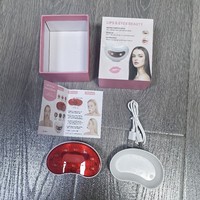 Appareil de soin des lèvres et des yeux 2 en 1 à lumière rouge, chauffant, anti-âge, rechargeable par USB