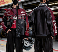 Veste de moto personnalisée pour homme, vêtements de course avec protection en PU, équipement de motocross, vêtements imperméables, coupe-vent, doublure thermique pour l'hiver