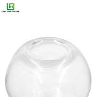 Vente chaude vide 8 OZ bouteille d'emballage de potion de sort bouché en verre rond