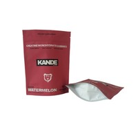 Feuille d'aluminium à impression personnalisée Poudre de complément d'autoclave Poudre de médecine Pochette debout mate Sac d'emballage de capsule de thermoscellage en plastique
