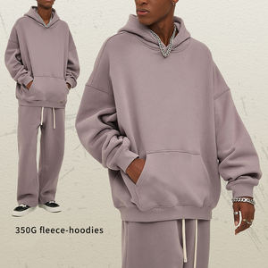 Felpa con Cappuccio Personalizzata da Uomo Taglie Forti 360gsm in Pile 100% Poliestere Lavato Anti-Restringimento Ecologica Traspirante Vestibilità Ampia con Tasche - Product Image 3