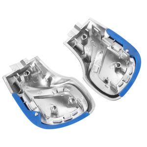 Poignée de levier de vitesse en fibre de carbone, bord bleu, couvercle de levier de vitesse DSG pour Volkswagen, conception ergonomique - Product Image 1