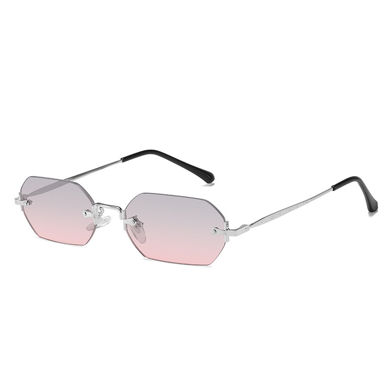 2126-c6 montura plateada-lentes gris-rosa