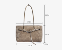 Nouveau Sac Fourre-tout Femme Hiver 2026 en Cuir de Vachette Givré Style Vintage, Sac à Bandoulière Polyvalent Grande Capacité Tendance