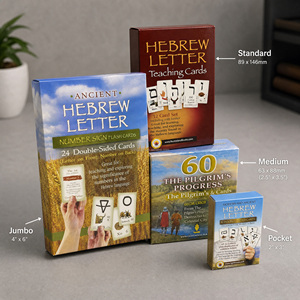 Juego de Tarjetas de Memoria del Alfabeto <span class=keywords><strong>Hebreo</strong></span> Bíblico, Papel de Arte de 350 g/m², Kit de Estudio de Idiomas de Varios Tamaños, 52 Tarjetas, Educación Judía, Marca Privada - Product Image 5