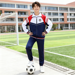 Factory <strong>Custom</strong> Logo Color Materia Design Primary Secondary Students Wear Uniform Uniform Clothes School Sports Uniforms Set - Product Image 4