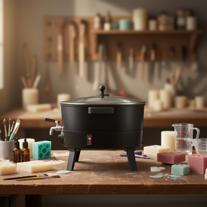 เครื่องหลอมเทียน 6.3 ควอร์ต ร้อนเร็ว ไม่ติดกระทะ พร้อมพวยกาเทียน สำหรับทำเทียน สบู่ และงานฝีมือ - Product Image 2