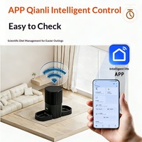 Distributeur automatique de nourriture pour animaux de compagnie 7L à double port avec contrôle Wi-Fi à distance et programmation pour chats et chiens – Gamelle intelligente connectée via application
