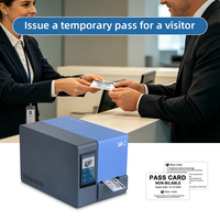 Impresora de Tarjetas de PVC MASUNG ZK650 con Alimentación Automática - Control Táctil, Impresión por Transferencia Térmica HD