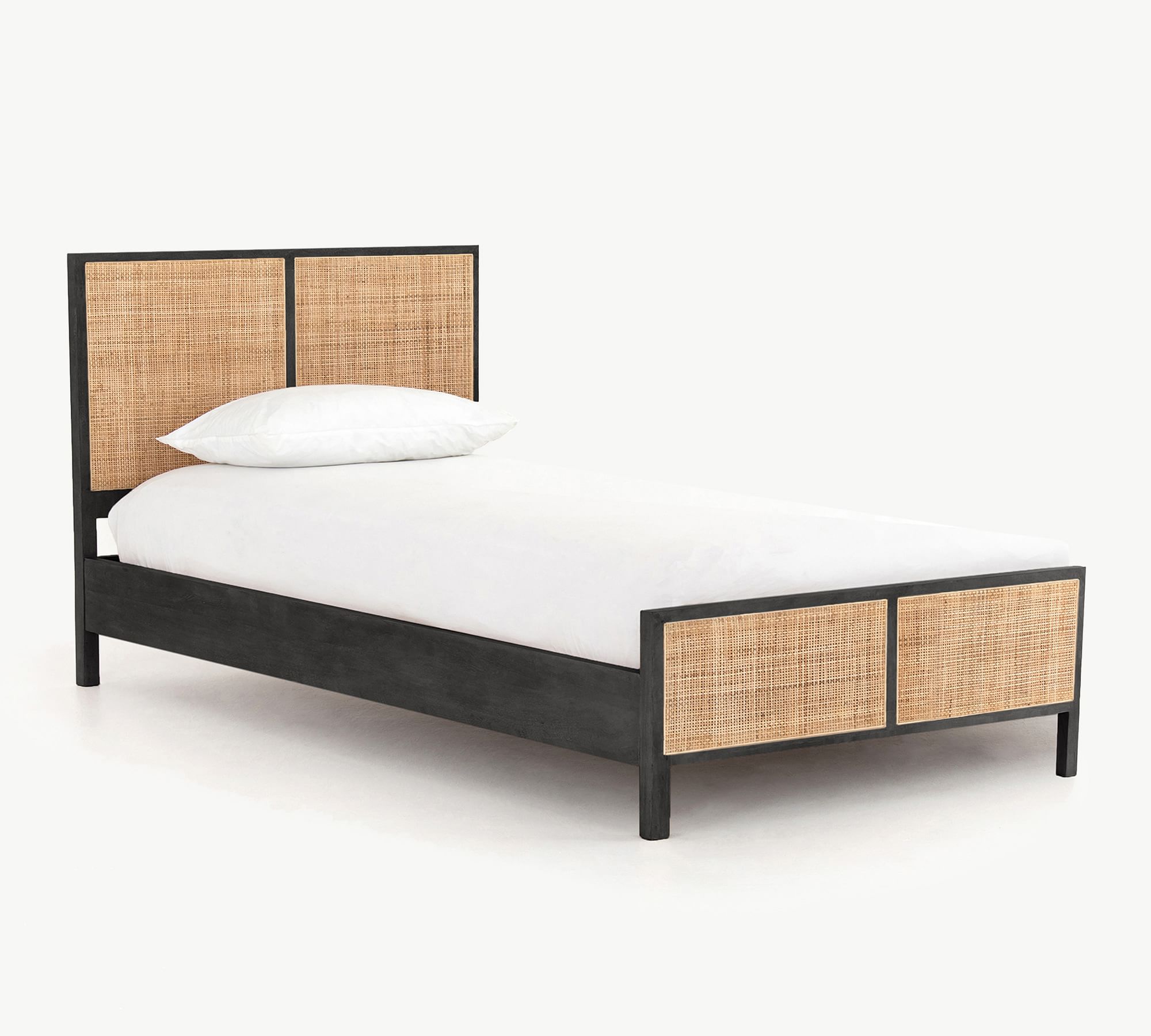 King bed smart bed indoor furniture bedroom sets cane platform bed