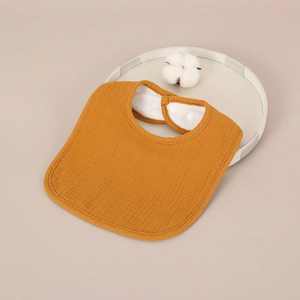 طقم من 3 قطع (ألوان عشوائية) من مرايل الأطفال العادية مع قماش المناشف على الظهر لامتصاص قوي للماء، حاصل على شهادة CPC - Product Image 4