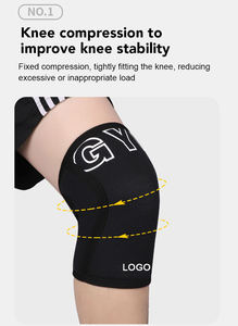 Genouillère de musculation en néoprène 7 mm pour haltérophilie et powerlifting - Product Image 5
