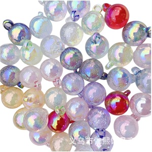 Cuentas de Resina Iridiscentes de 16mm, Plástico, para Manualidades, Adornos para Coche, Suministros para Abalorios, Patrón de Cielo Estrellado - Product Image 5