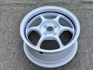 Rueda Deportiva Xinlin 15X7J de Perfil Bajo ET35 ET38 4X100 para Autos de Pasajeros, Compatible con <span class=keywords><strong>RG1</strong></span> City JDM Nissan Camry Mazda MX5 - Product Image 2