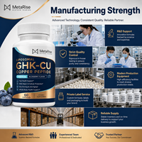 Gummies liposomales GHK-CU à marque privée OEM, 60 unités, supplément antioxydant pour la protection cellulaire, la santé des cheveux et la réparation du ADN, certifié GMP