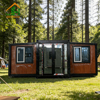 Maison modulaire préfabriquée extensible JHHY de 40 pieds à trois chambres avec un design moderne pour usage bureautique et résidentiel