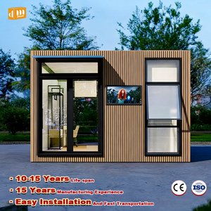 Exquisita <span class=keywords><strong>Casa</strong></span> Modular Aislada, Solución Prefabricada, Cabaña Portátil con Acabado de Madera, <span class=keywords><strong>Casa</strong></span> Contenedor para Uso en Resorts y Cabañas Vacacionales - Product Image 1