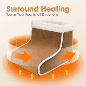 Chaussons chauffants électriques en velours matelassé et polaire, rechargeables par USB, pour l'hiver et l'intérieur - Product Image 5