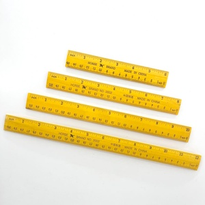 Regla de Madera Amarilla de 20 cm para la Escuela, Súper Ventas en el Mercado Africano, Precio Económico, Logotipo Personalizado Disponible - Product Image 3