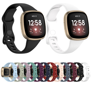 Bracelet de <span class=keywords><strong>montre</strong></span> intelligent en Silicone de haute qualité pour <span class=keywords><strong>Fitbit</strong></span> Versa 3/ <span class=keywords><strong>Fitbit</strong></span> Versa 4/ <span class=keywords><strong>Fitbit</strong></span> <span class=keywords><strong>Sense</strong></span> bracelet de <span class=keywords><strong>montre</strong></span> de remplacement - Product Image 1