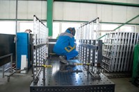 Table de soudage flexible 3D en acier nitrué, plateforme de serrage modulaire, poste de travail de soudage polyvalent pour le soudage et la fixation