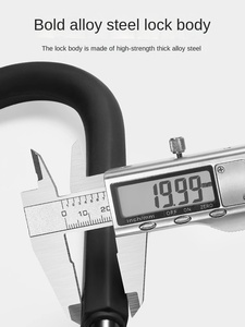 Accessori antifurto per auto elettrica a forma di U per moto Mountain Bike <span class=keywords><strong>e</strong></span> bicicletta - Product Image 3