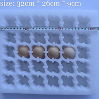 Emballage en mousse EPE pour œufs de caille, barquettes de transport, conteneurs de stockage, mousse PE, polystyrène moulé pour conteneurs d'expédition