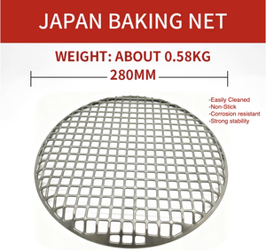 Steel Barbecue Plate Firepit Stainless Steel Barbecue <strong>Grill</strong> Net Meshes Grate Wire Net Camping Hiking Outdoor <strong>Grill</strong> - Product Image 2