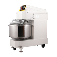 Mélangeur à spirale électrique professionnel pour pâte, capacité 80 litres, mélange eau-farine, faible bruit, certifié CE, équipement de boulangerie