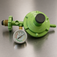 Régulateur de gaz pour cuisine domestique avec manomètre pour bouteille de propane