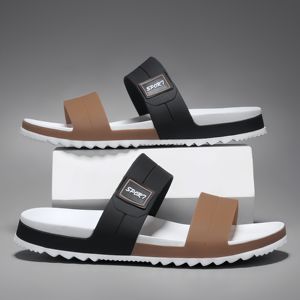 Nuevas sandalias de playa <span class=keywords><strong>One</strong></span> Word Drag para interiores y exteriores, zapatos para hombres, cómodos y transpirables - Product Image 2